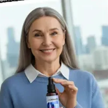 Woman enjoying a bright morning routine