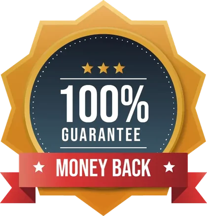 60-day money back guarantee seal